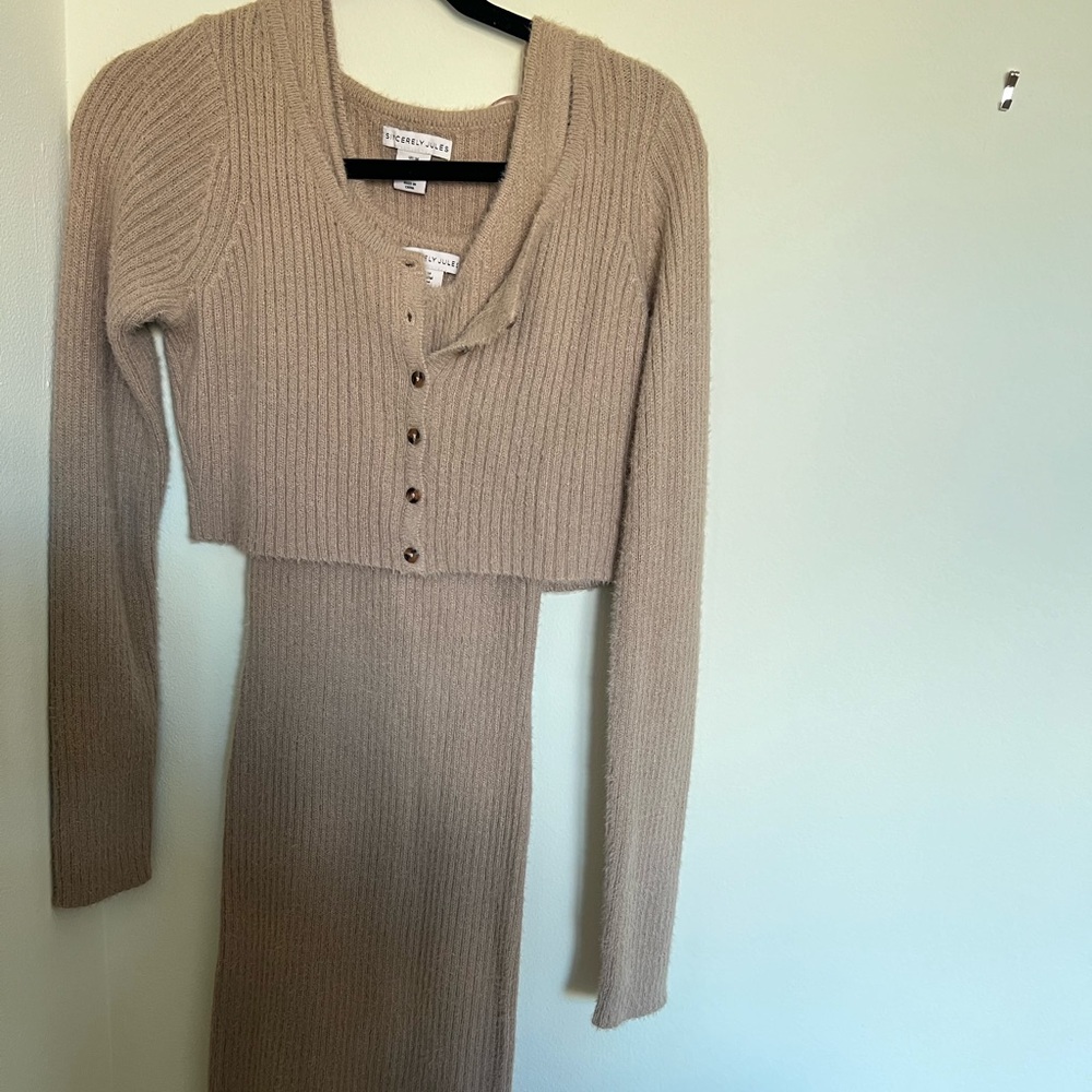 Sweater Dress Set